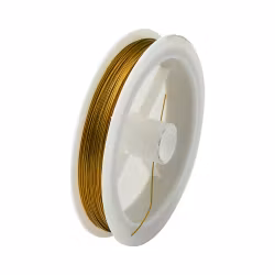 1936 Tiger tail wire 0,45mm 50m/rulle antikguld färg
