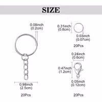 4179 Nyckelringar komplett set 10-pack