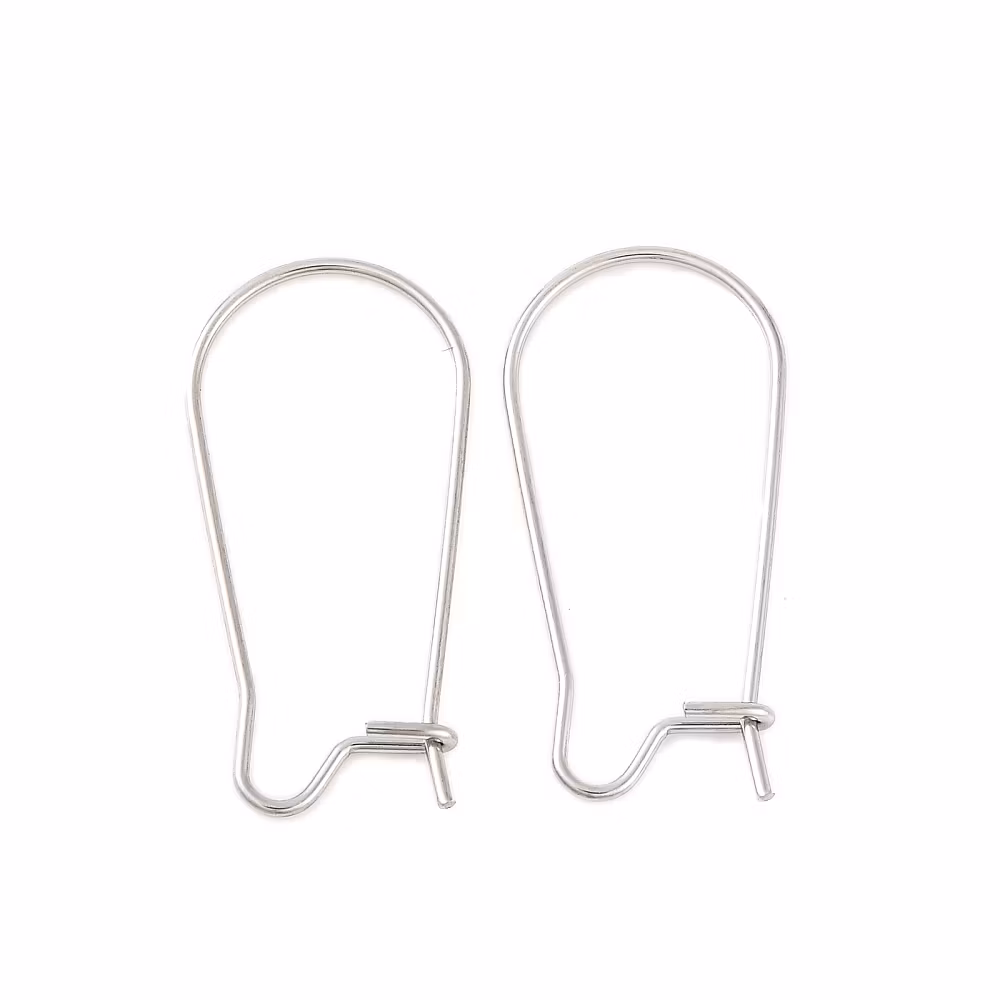 4217 Örhängeskrok kirurgisk stål (316) elefant 25x12mm, 10-par