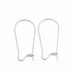 4217 Örhängeskrok kirurgisk stål (316) elefant 25x12mm, 10-par