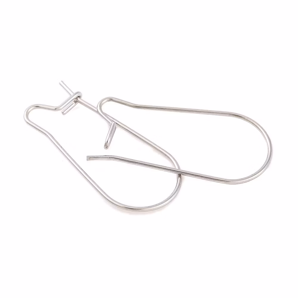 4217 Örhängeskrok kirurgisk stål (316) elefant 25x12mm, 10-par