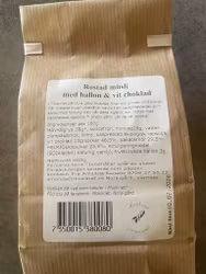Lyxmüsli Hallon/ Vit choklad