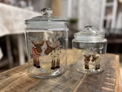 Glas burk stor