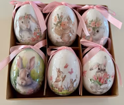 6-pack påskägg rosa