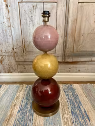 Lampfot multistone 3 plommon