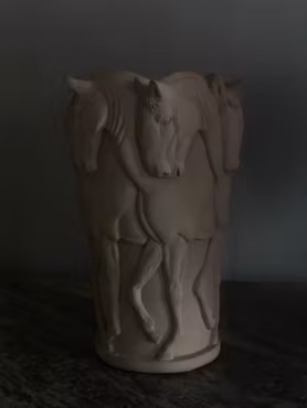 Skulptur hästar