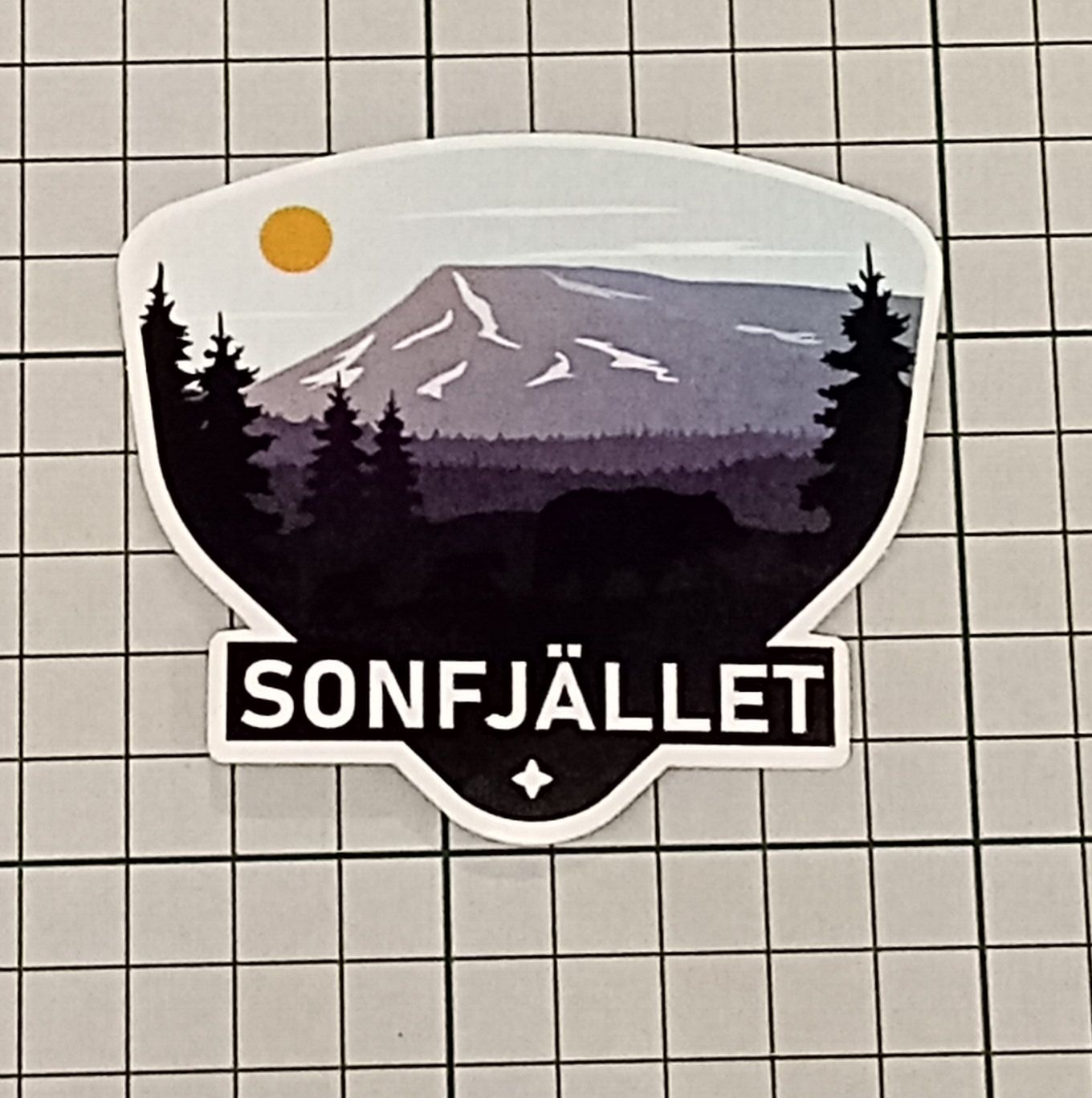 Sonfjället Nationalpark - Klistermärke