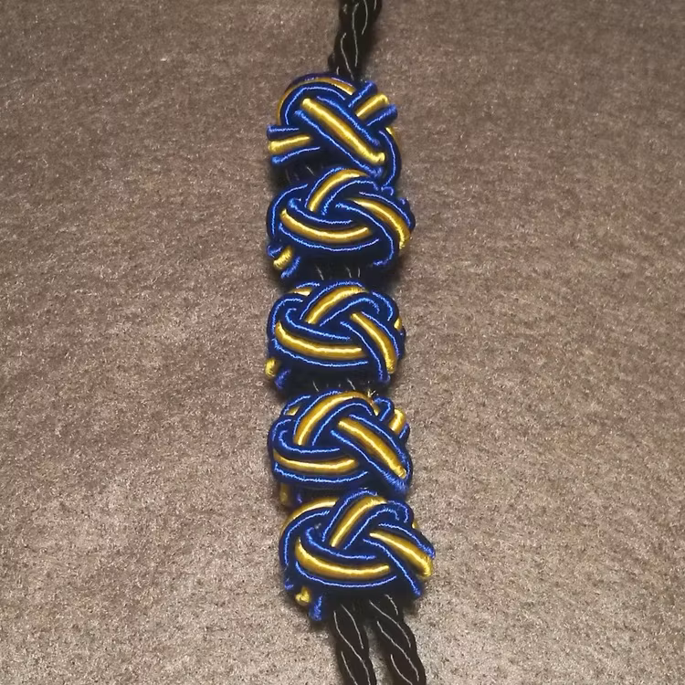 Spegatt (Royal Blue - Yellow - Royal Blue)