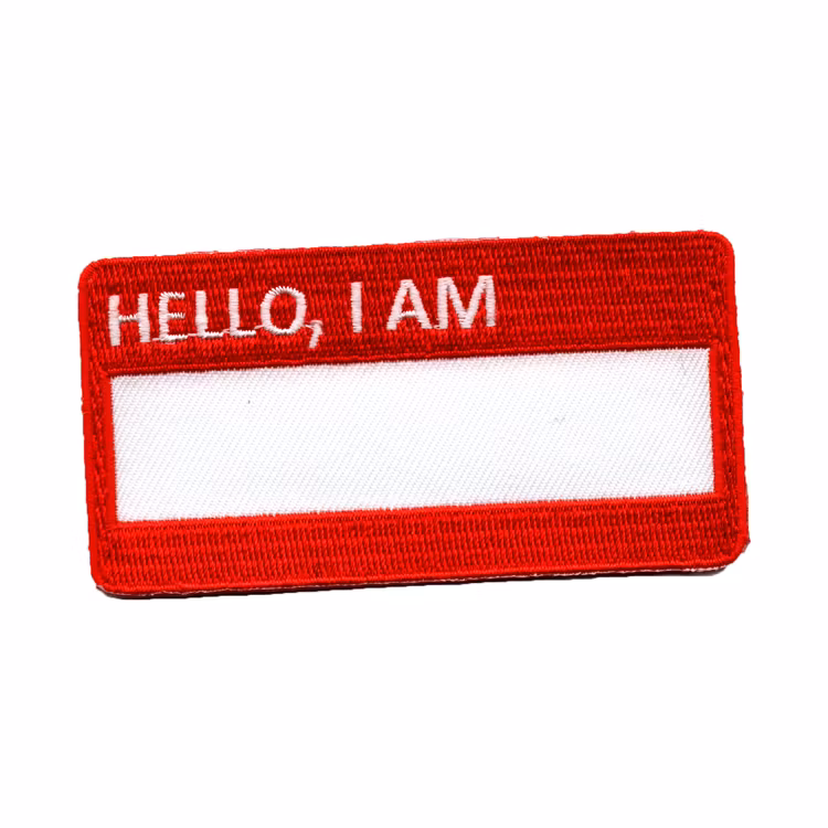 Namnskylt - Hello, I am -blank-