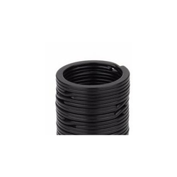Nyckelring 32mm svart/silver (2-pack)