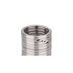 Nyckelring 32mm svart/silver (2-pack)