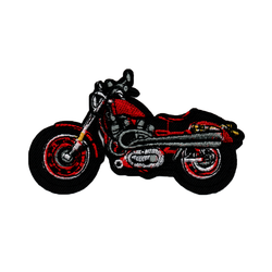 Motorcykel - Röd