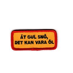 Ät gul snö, det kan vara öl