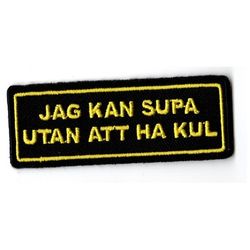 Jag kan supa utan att ha kul