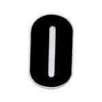 Siffror / Nummer - 10,6 cm - Svart (0-9)