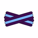 Spegatt (Purple - Light Blue - Purple)