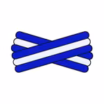Spegatt (Royal Blue - White - Royal Blue)