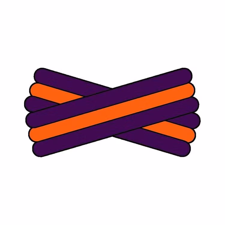 Spegatt (Purple - Orange - Purple)