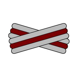 Spegatt (Silver - Maroon - Silver)