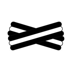 Spegatt (Black - White - Black)
