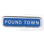 Pound Town vägskylt