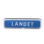 Landet vägskylt