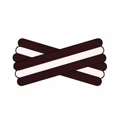 Spegatt (Brown - White - Brown)