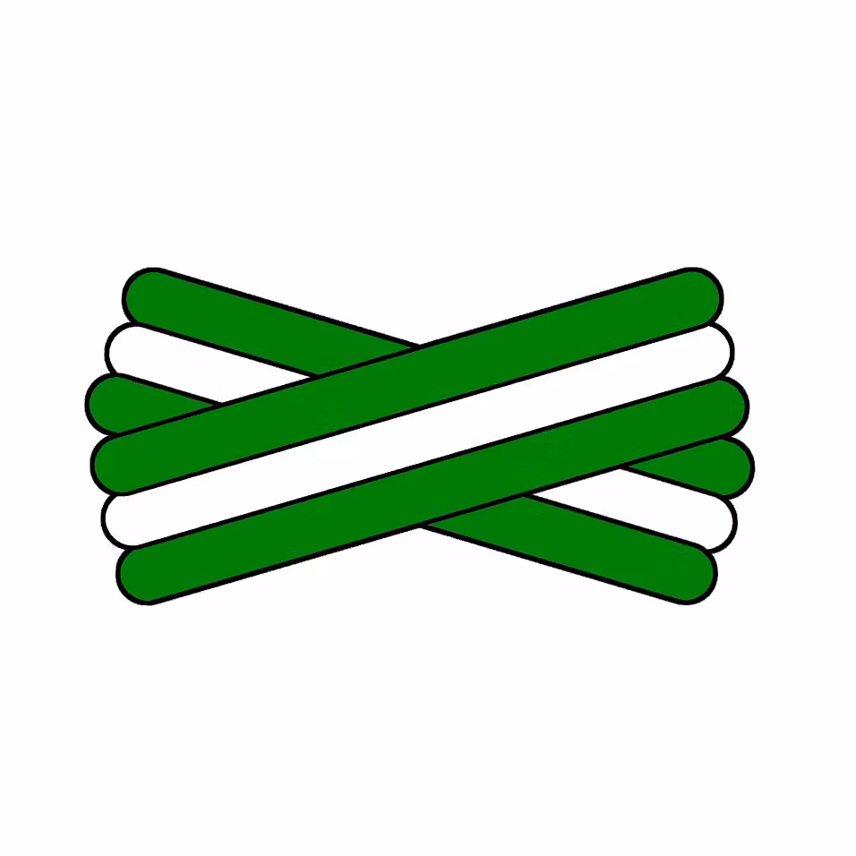 Spegatt (Kelly Green - White - Kelly Green)