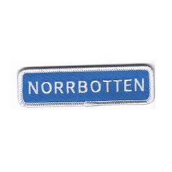 Norrbotten vägskylt