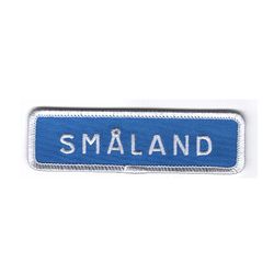 Småland vägskylt