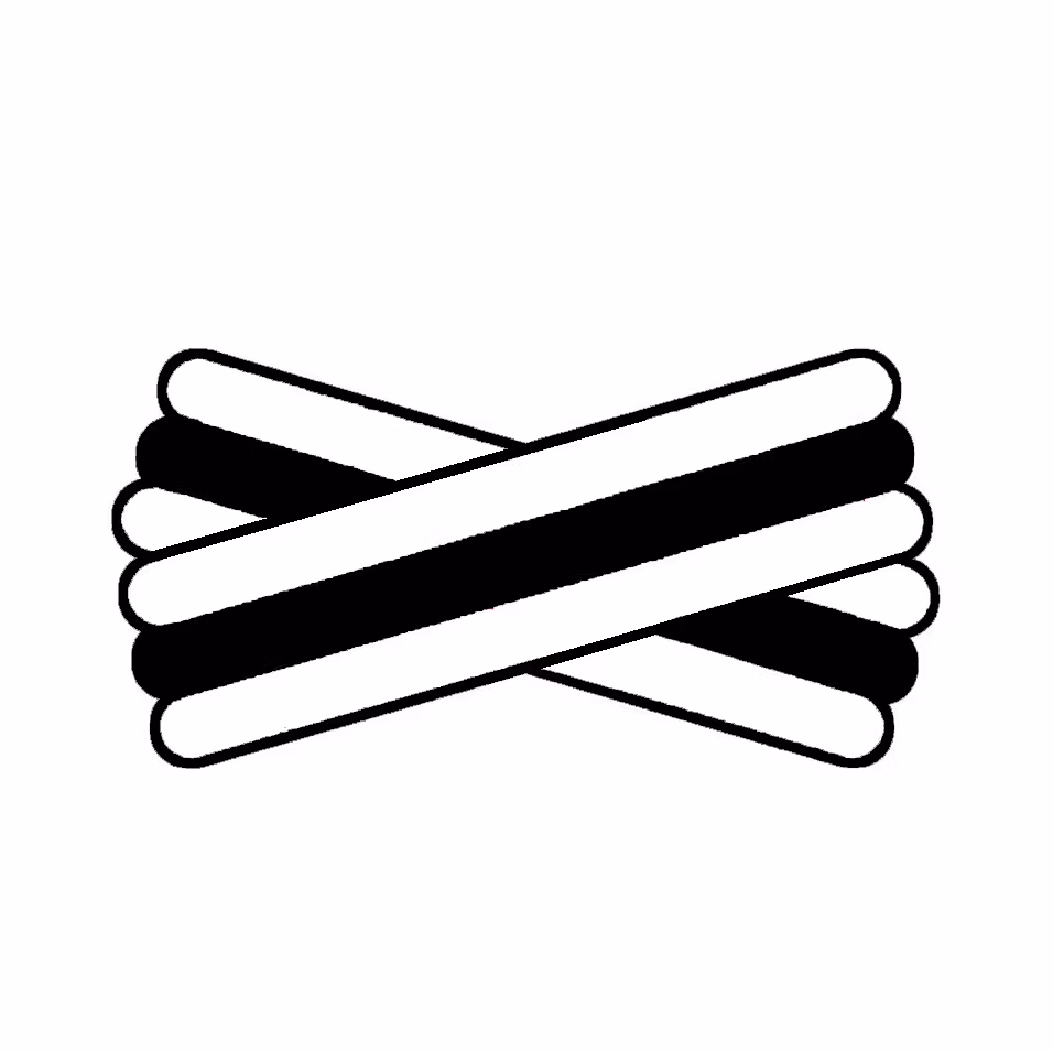 Spegatt (White - Black - White)