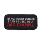 I can be used as a bad example