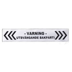 Varning - Utsvängande Bakparti (XL/XXL)