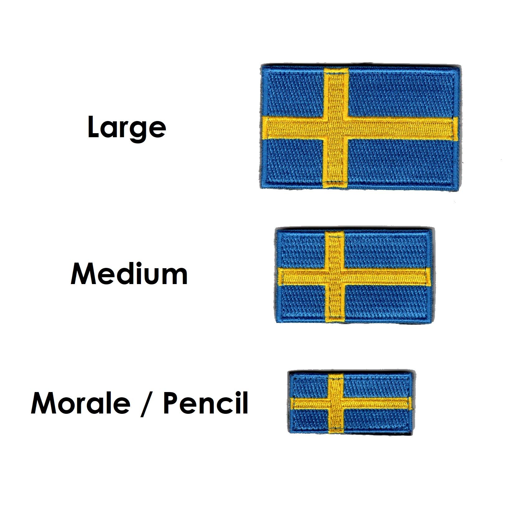 Flagga Sverige (flera storlekar)