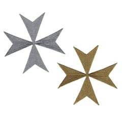 Riddarkors - Guld/silver - XL