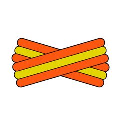 Spegatt (Orange - Yellow - Orange)