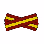 Spegatt (Maroon - Yellow - Maroon)