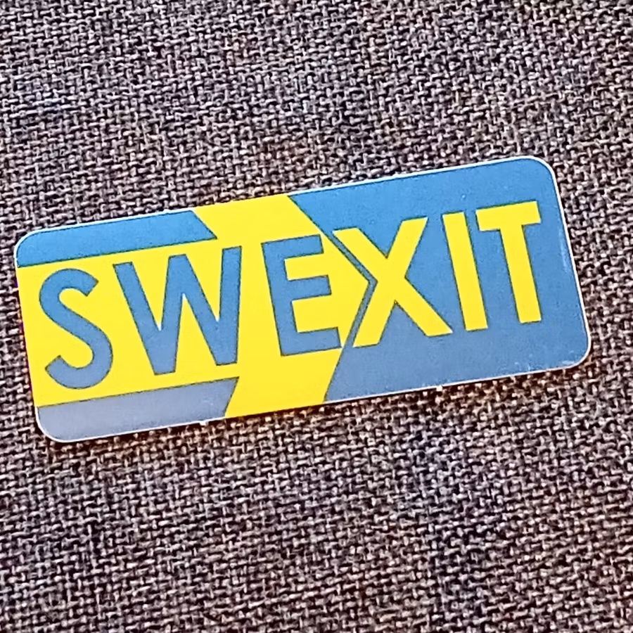 Swexit - Klistermärke