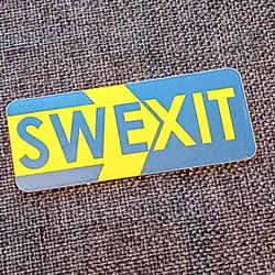 Swexit - Klistermärke