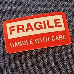 Fragile - Klistermärke