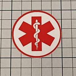 Sjukvård Medic - Klistermärke