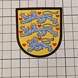 Danmark Riksvapen - Klistermärke
