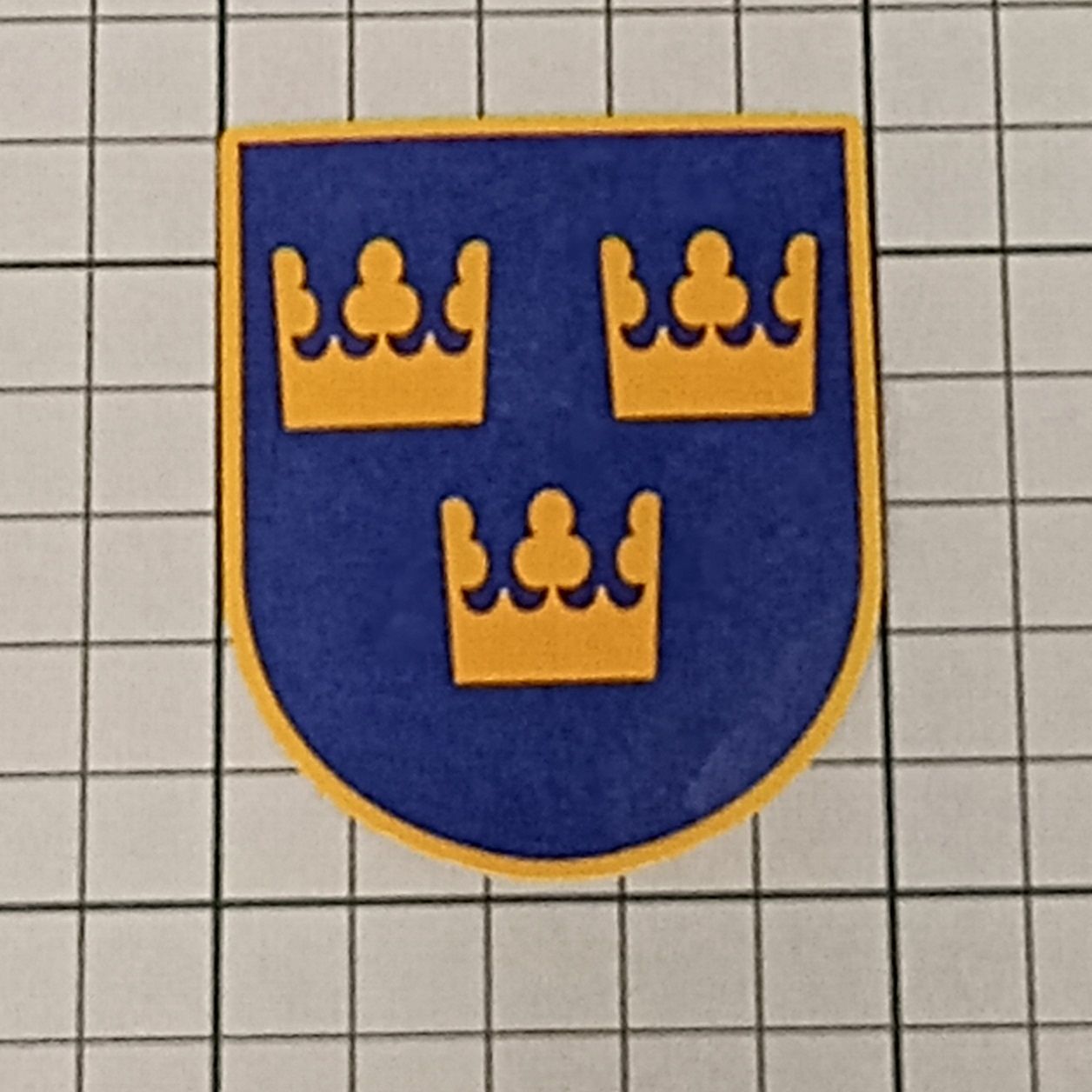 Sverige Riksvapen - Klistermärke