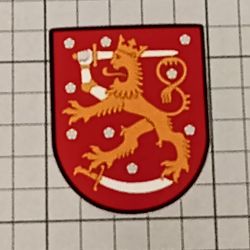 Finland Riksvapen - Klistermärke