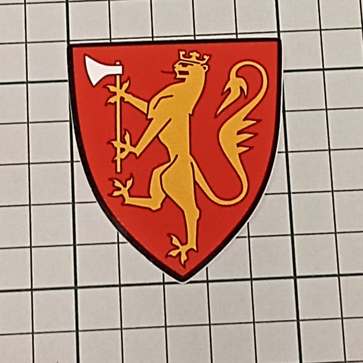 Norge Riksvapen - Klistermärke