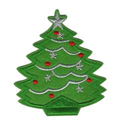 Julgran med röda kulor