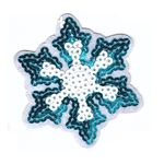 Snöflinga av paljetter