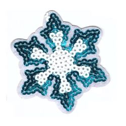 Snöflinga av paljetter