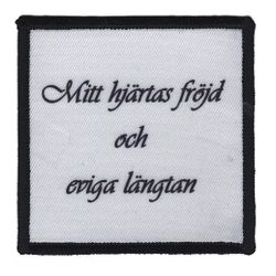 Mitt hjärtas fröjd och eviga längtan [Tillfälligt märke]
