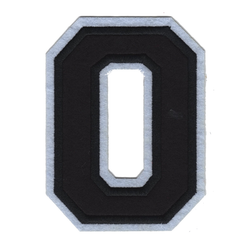 Nummer / siffror - 11,5 cm (XL) - Svart (0-9)